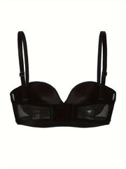 Lace Push Up Balconette Bra - Comfy & Breathable