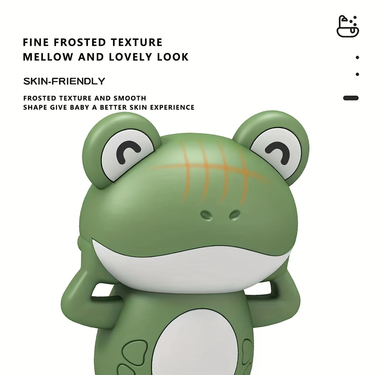 Baby Splashing Frog Toy Wind up Small Frog Swimming Bath Toy Gift