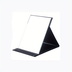 Portable Rectangle Makeup Mirror with Stand for Girls and Women