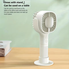 Portable Handheld Desktop Fan Manual Pocket Outdoors Office