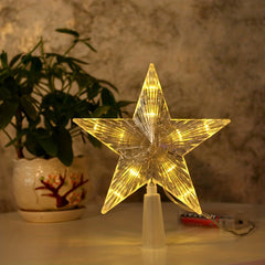 Christmas Tree Topper Star Xmas Tree Topper Star With Lights LED Night Light