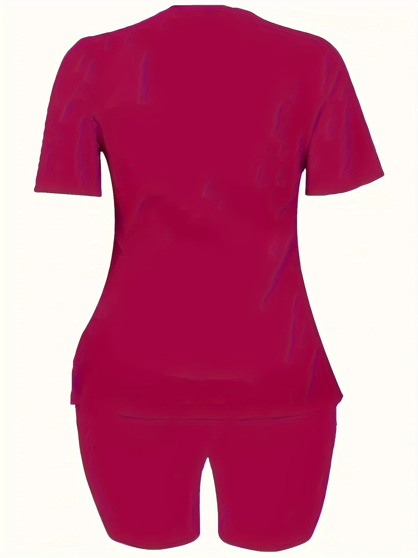 Women's Plus Size Cross Letter Print Lounge Set