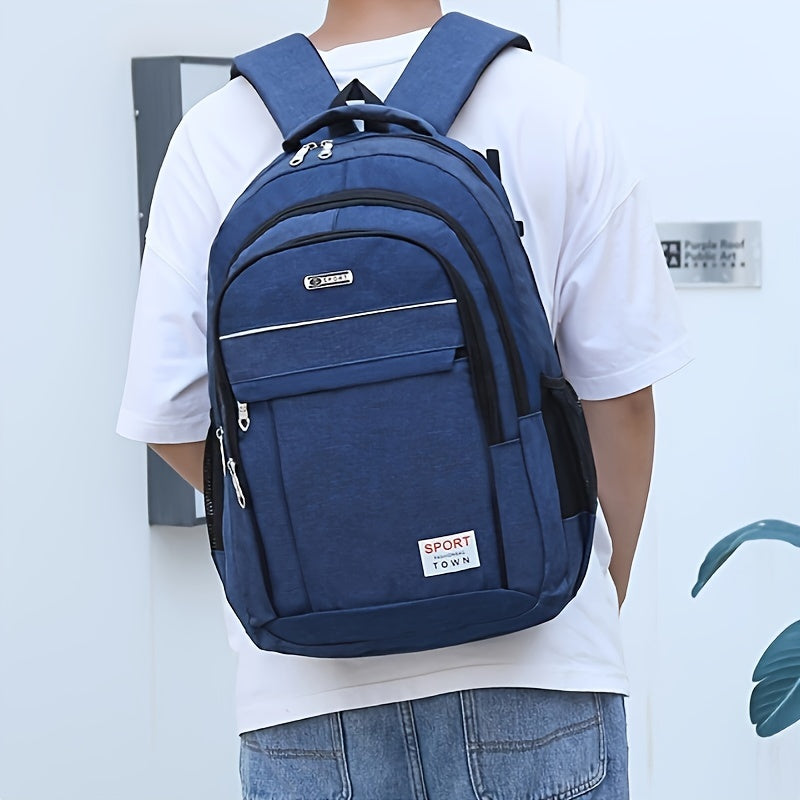 Men's Business Travel Backpack Large Capacity Student Schoolbag