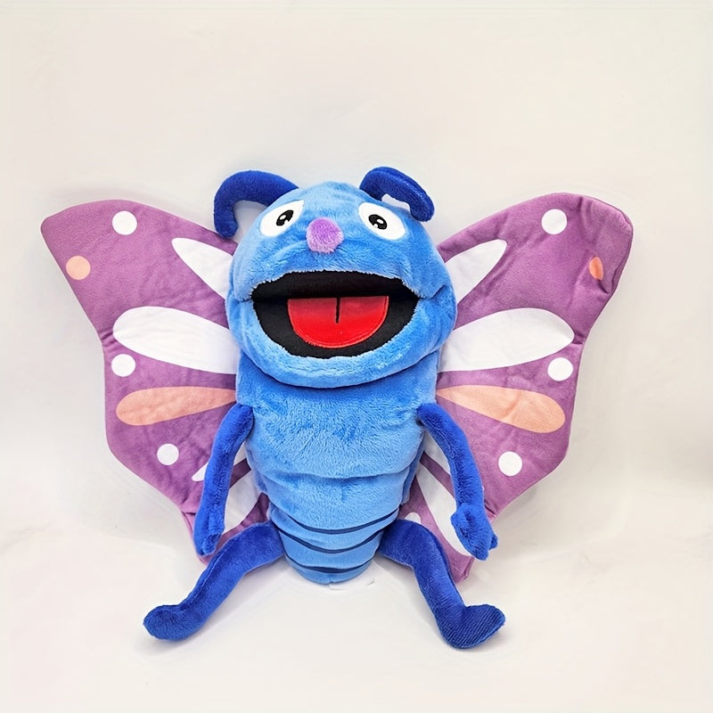 Whimsical Butterfly & Bee Plush Puppets Set