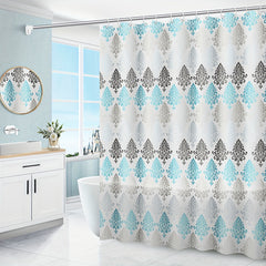Waterproof European Shower Curtain with Metal Grommets
