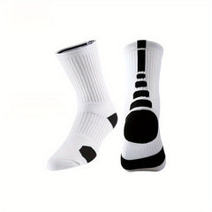 Men's Mid Crew Sport Socks for Basketball Training