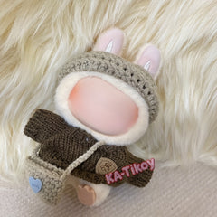 17Cm Doll Clothes Set: Hats, Bags, Clothes - No Dolls