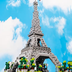 Eiffel Tower Building Blocks Set Educational Toy ABS Material Mixed Colors