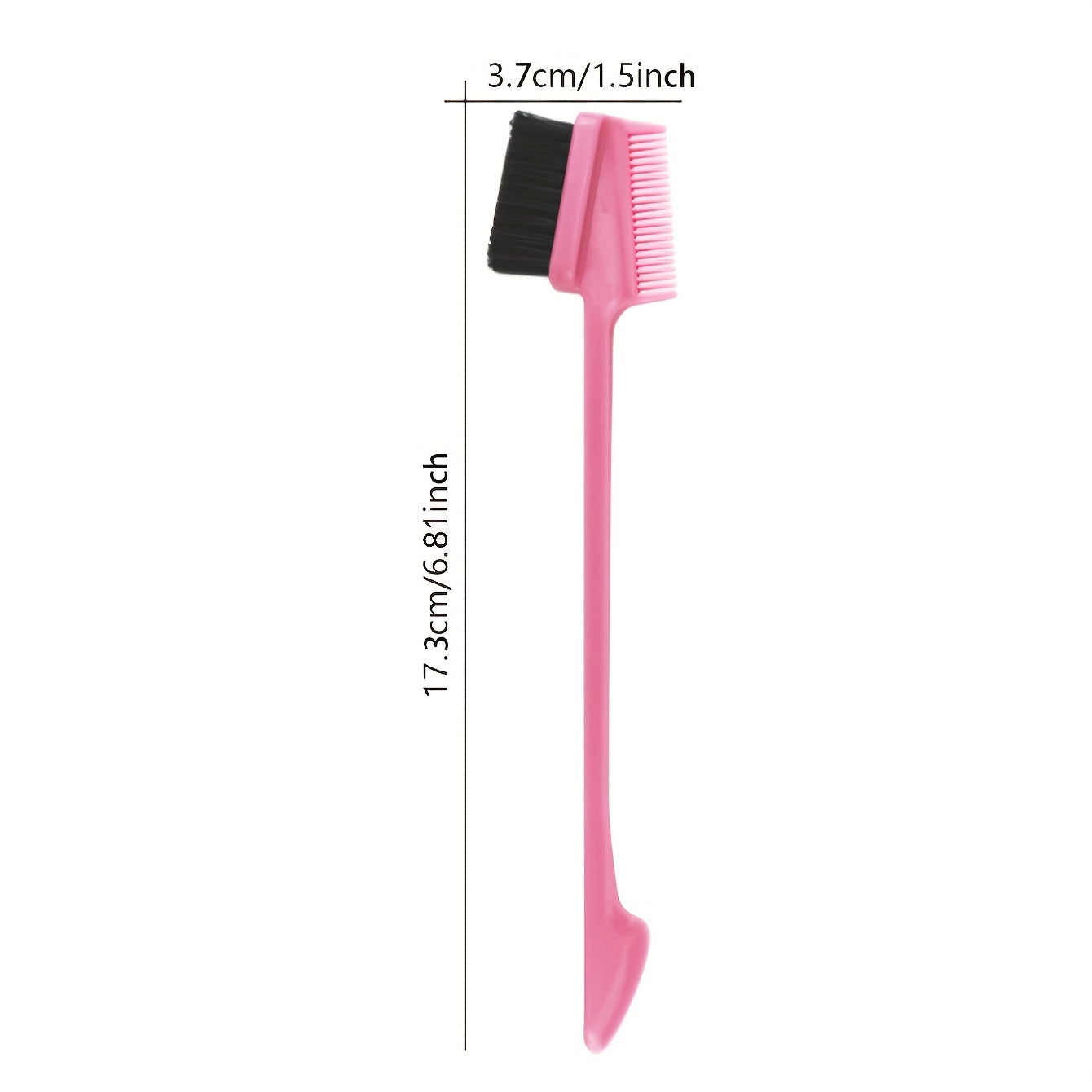 Three Headed Eyebrow Brush Shredded Hair Brush Comb