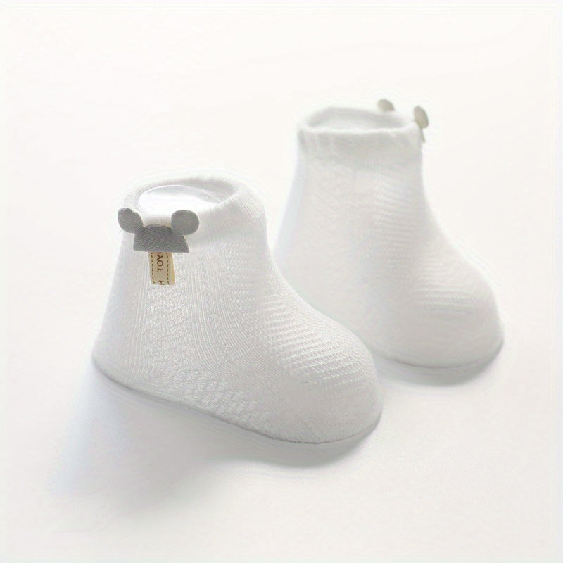 Baby Cotton Summer Crew Socks for 0-3 Years Old