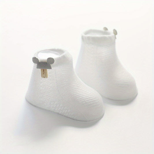 Baby Cotton Summer Crew Socks for 0-3 Years Old