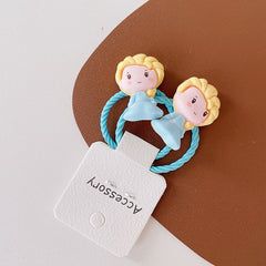 Cartoon Princess Hair Ties - Cute Hair Accessories for Girls