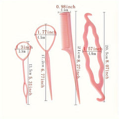 Versatile Hair Tool for Braiding and Tying Hair
