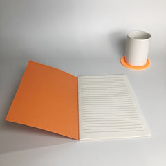 Set of 3 Portable Notebooks - Solid Cover - Wire Bound - Easy to Write