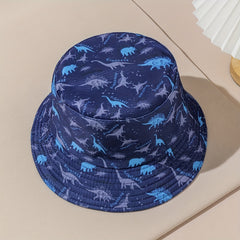 Dinosaur Pattern Fishing Hat - Parent Child Style Random Design