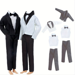 Formal Wedding Suit for 11 8 Inch Dolls with Jacket Coat Shirt Trousers