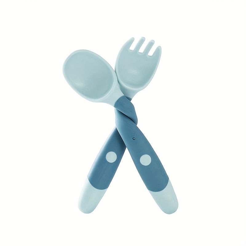 Kids Training Spoon Fork Safe Environmentally Friendly Materials