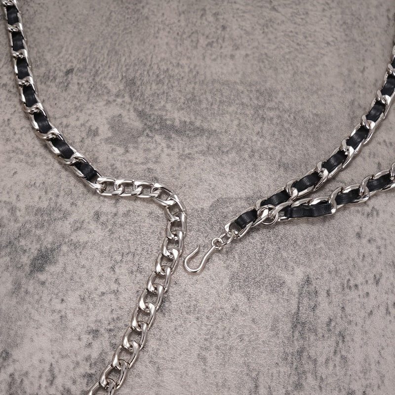 Chain Belt Women's Waist Chain Accessories for Skirt Shirt Pants