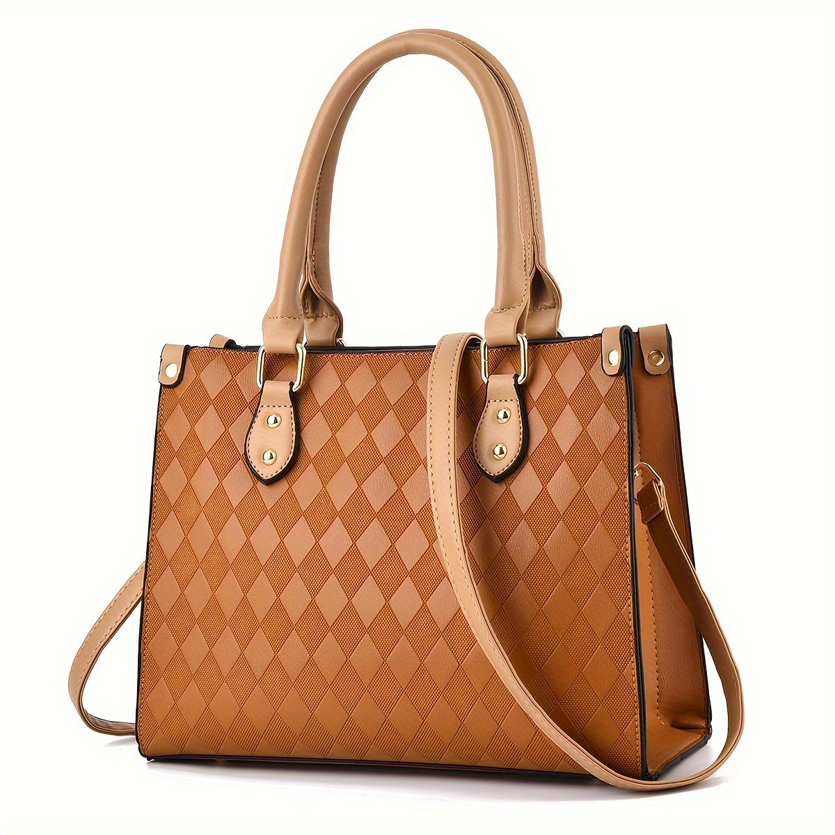 Large Capacity Business Handbag PU Tote Bag