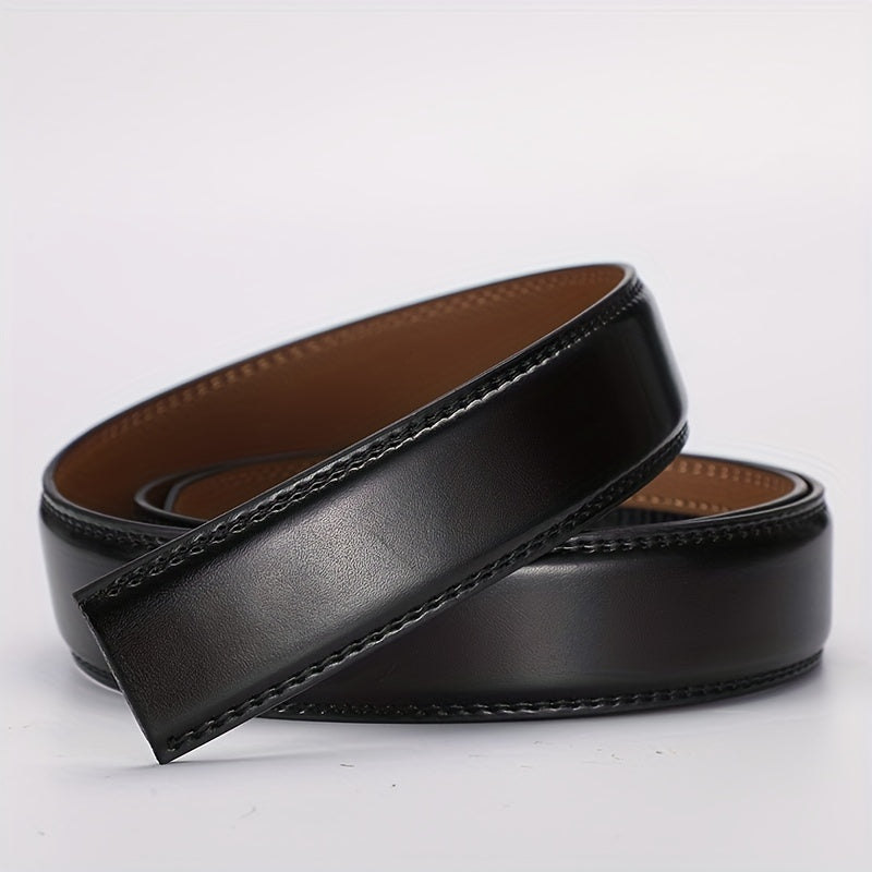 Men's Business Automatic Buckle Leather Belt