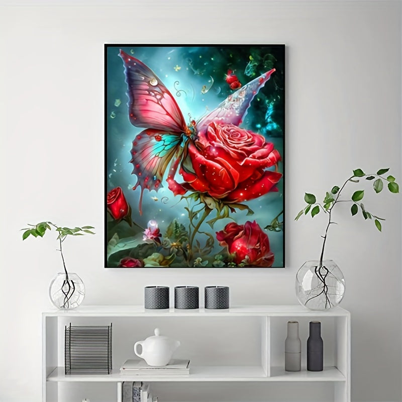DIY Flower Diamond Painting Kit - Create Stunning Home Decor