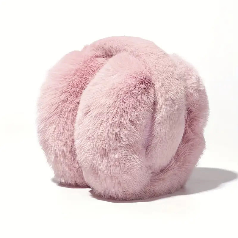 Plush Earmuffs Soft & Comfortable Hand Wash Perfect for Outdoor Activities
