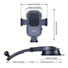 2 IN 1 Car Phone Holder Mount Dashboard & Air Vent