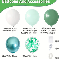 101pcs Green Balloon Garland Arch Kit Birthday Wedding Events Decoration