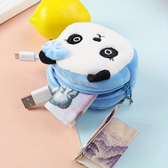 Plush Panda Crossbody Bag Coin Purse Wallet Gift For Girls