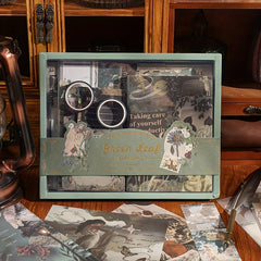 High End Gift Boxed Retro Journal with Notebook and Journal Material Gift Bag