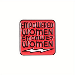 Empowered Women Red Brooch