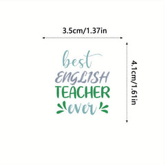 50pcs CACOMVE Teacher's Cartoon Graffiti Stickers Inspirational Decals