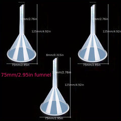 Multipurpose Kitchen Funnel for Bottles Jars Containers Perfumes Skin Care