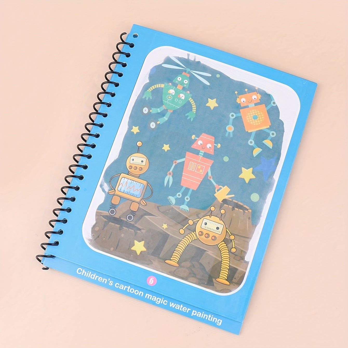 Water Painting Book Cartoon Graffiti Magical Self-disappearing