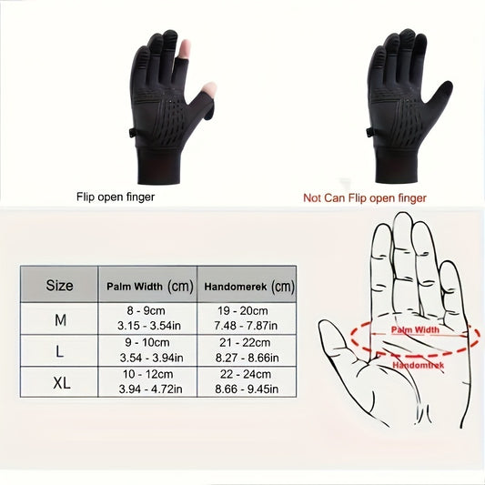 Windproof Waterproof Winter Cold proof Touch Screen Gloves For Men