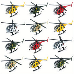 Mini Helicopter Alloy Model Toy Desktop Decoration Fun Health Material