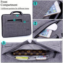Multifunctional 62cm Crossbody Laptop Bag Briefcase for Notebook Tablet
