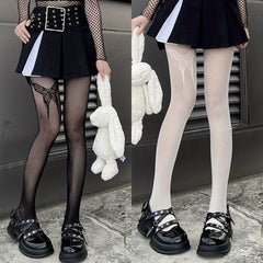 2 Pack Butterfly Fishnet Tights High Waist Mesh Pantyhose Stockings