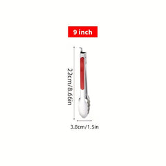 2PCS Stainless Steel BBQ Tongs - Anti-Scald