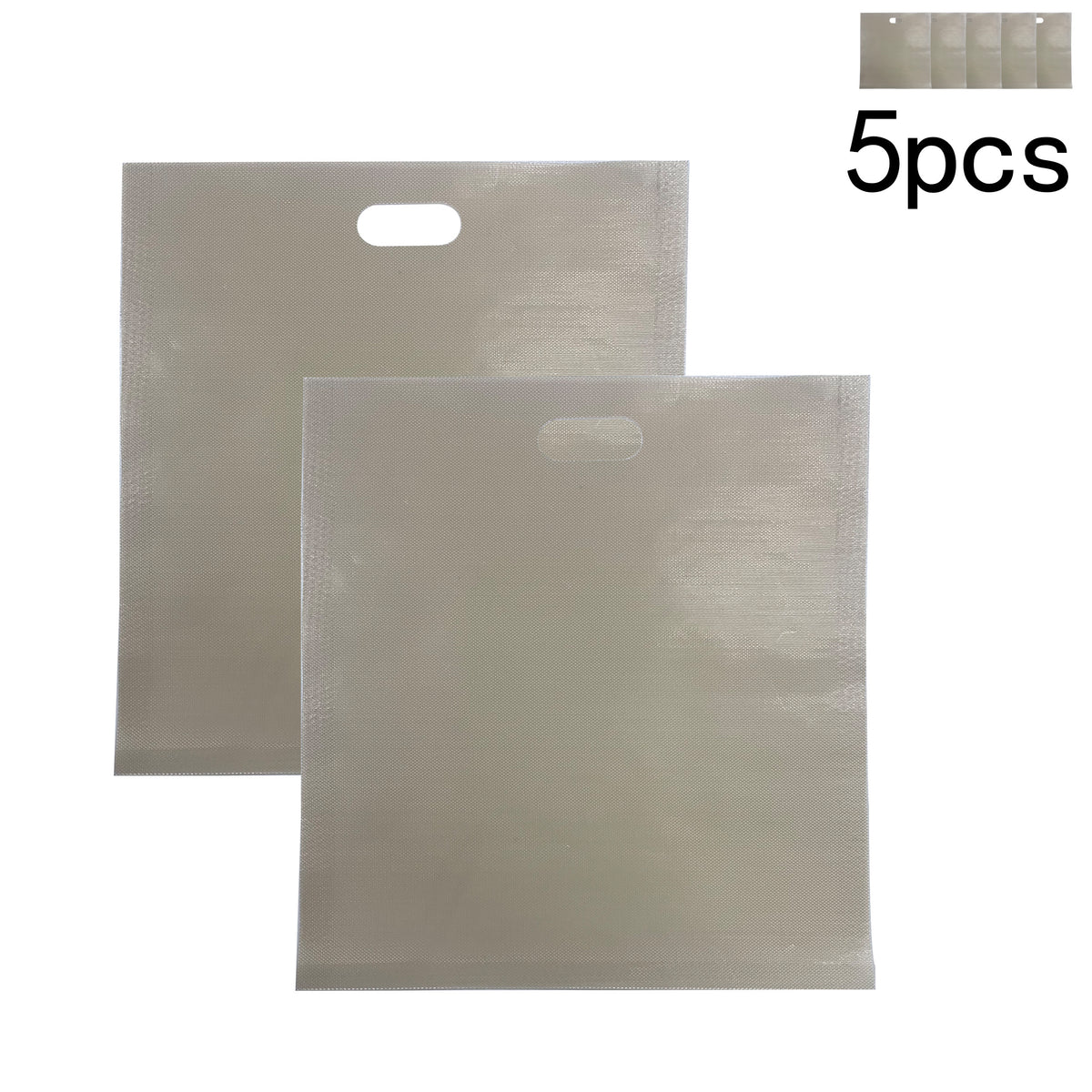 5/10 Pack Non-Stick Reusable Toast Bags Heat Resistant Easy to Clean