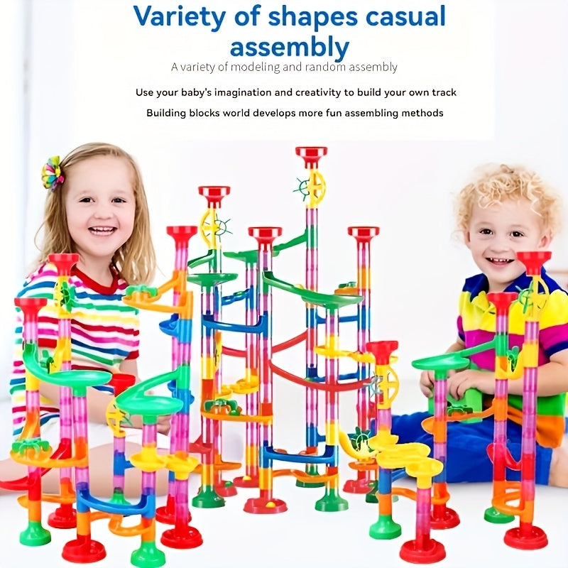 Roller Ball Building Block 3D Track Toy 232pcs