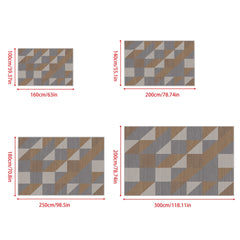 Geometric Checkered Carpet for Modern Home Decoration