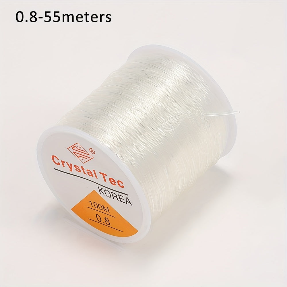 Plastic Crystal Beading Stretch Cord for Jewelry Making