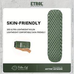 ETROL Inflatable Sleeping Pad for Tent & Hammoc