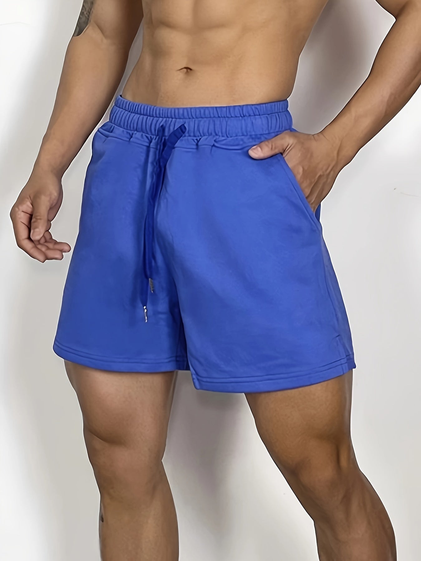 Men's Cotton Drawstring Shorts for Fitness