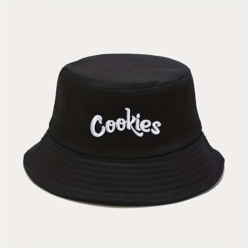 COOKIES Bucket Hat Outdoor Sun Cap Packable Travel Beach Hat