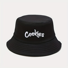 COOKIES Bucket Hat Outdoor Sun Cap Packable Travel Beach Hat