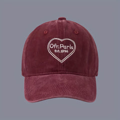 Love Letter Embroidered Dad Hat Baseball Cap Washed Distressed
