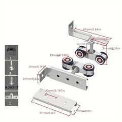 Alloy Door Wheel Buffer Wheel Sliding Door Pulley