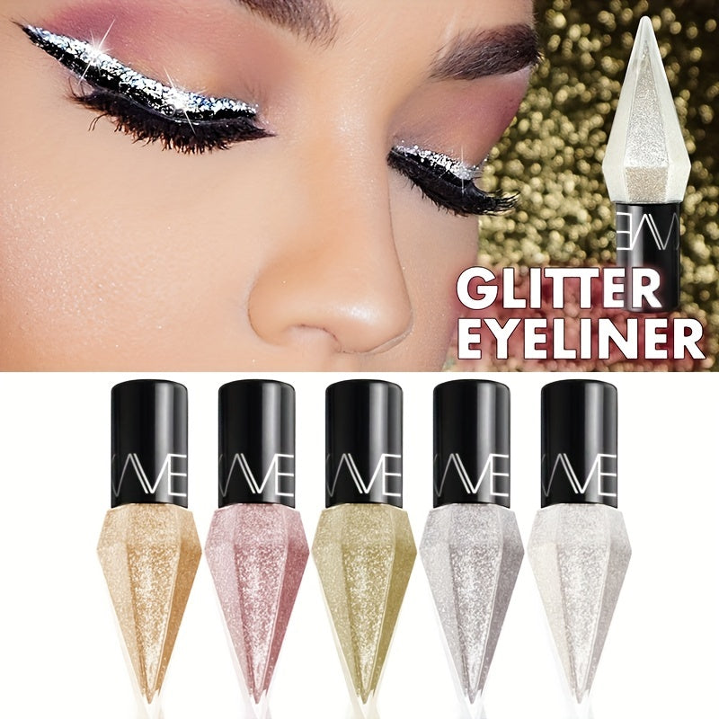 Diamond Liquid Eyeliner Waterproof Gel 5 Colors